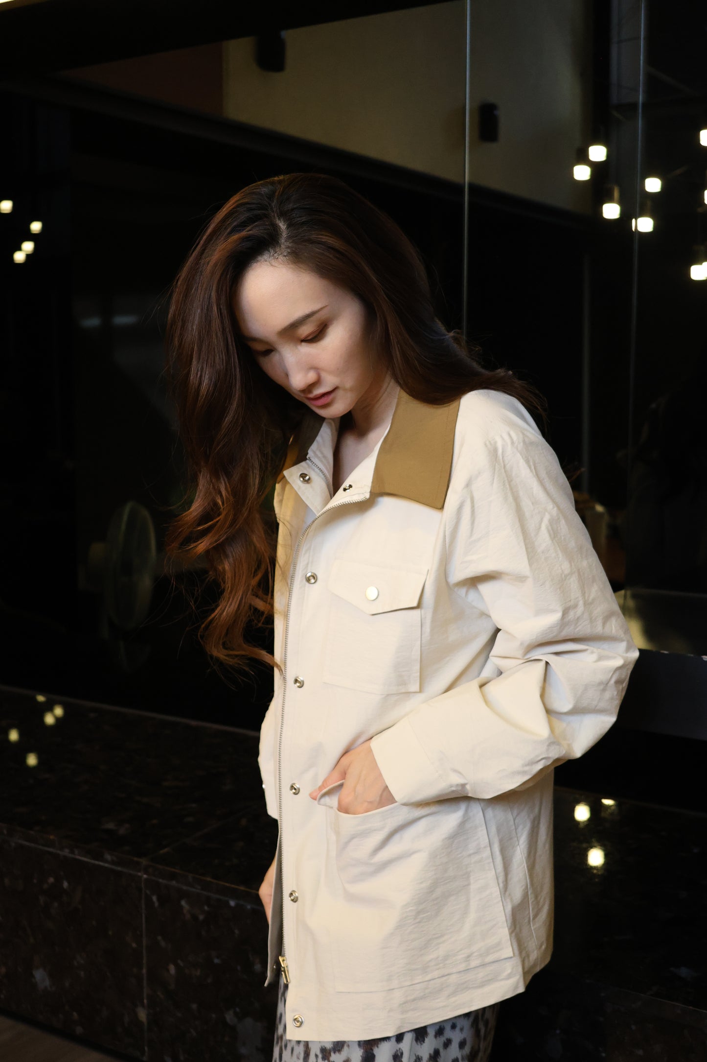 Chic Barn 撞色外套