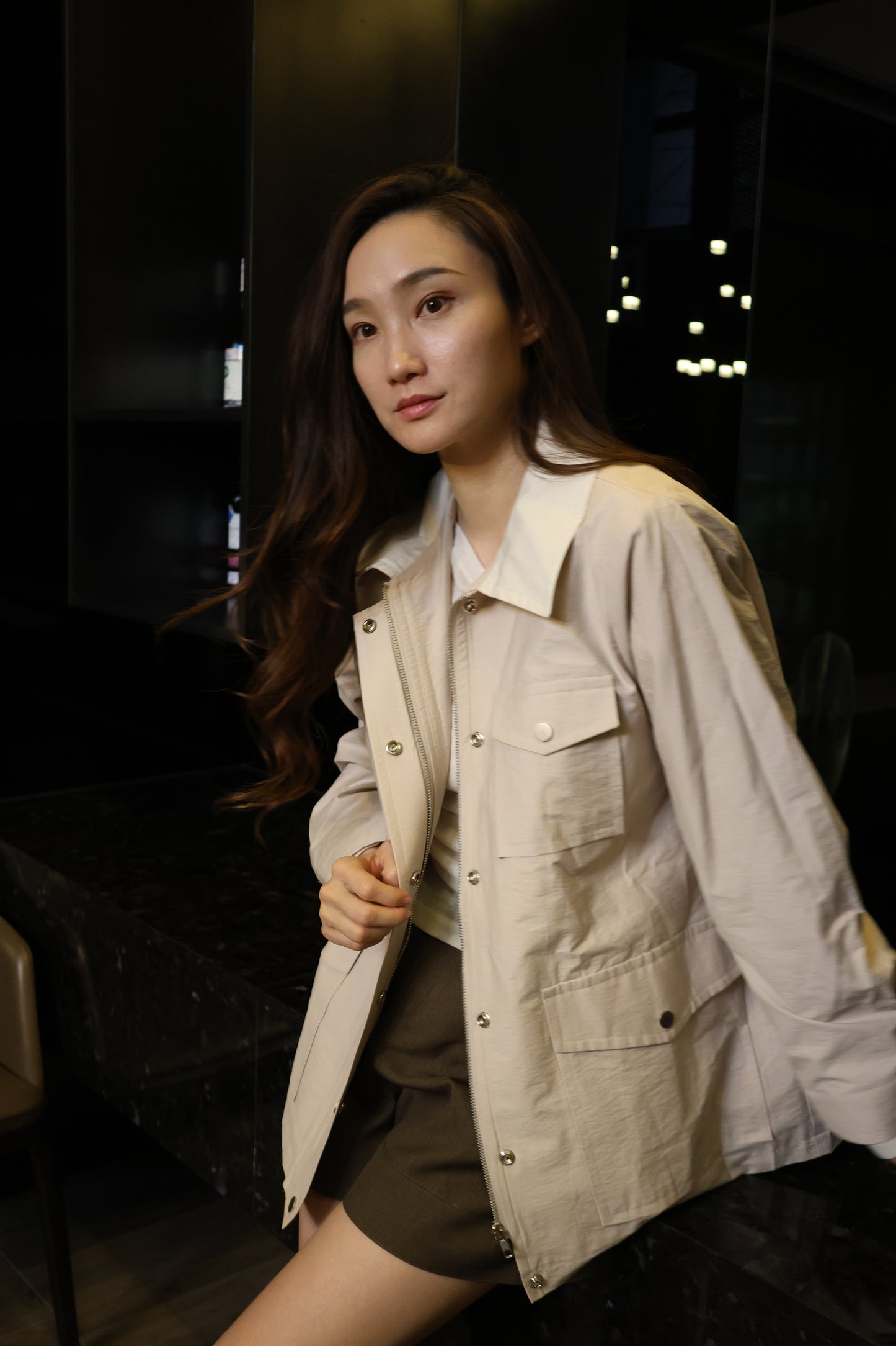 Chic Barn 撞色外套