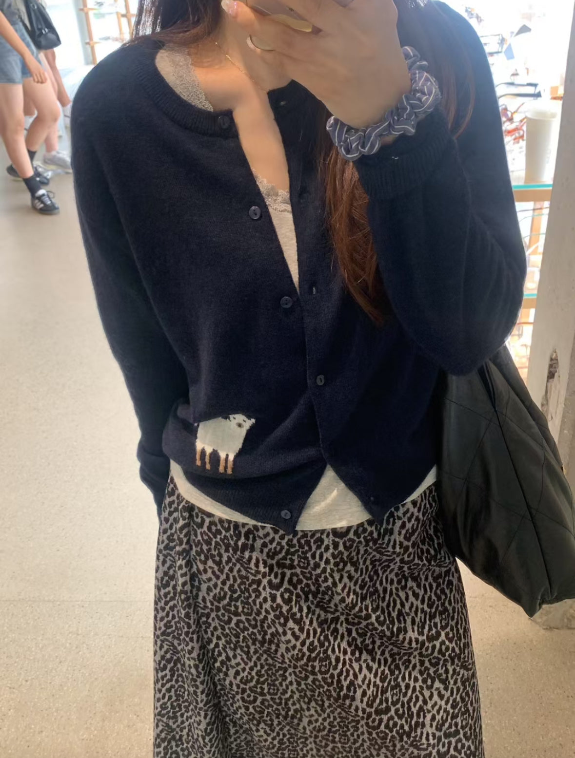 微羽美利諾羊毛開衫外套