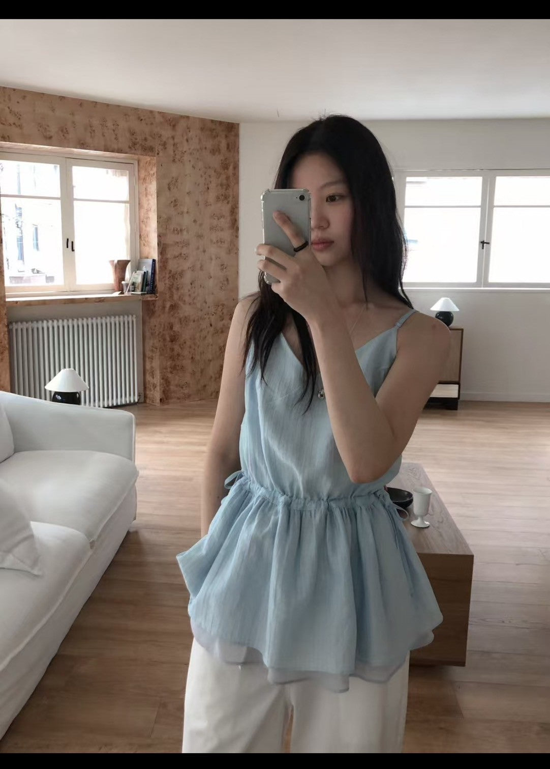夏日吊帶小可愛上衣