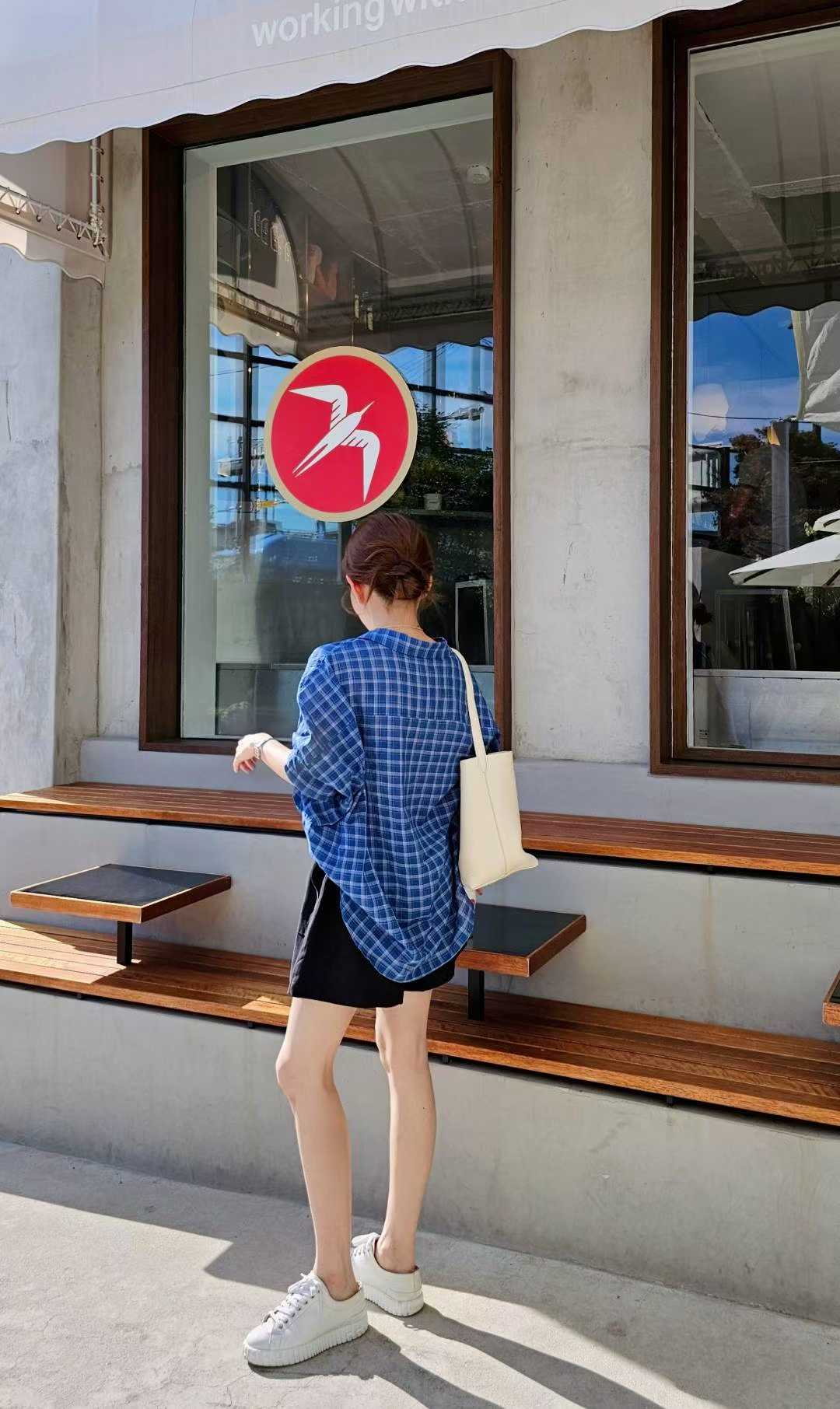 經典百搭格紋休閒襯衫