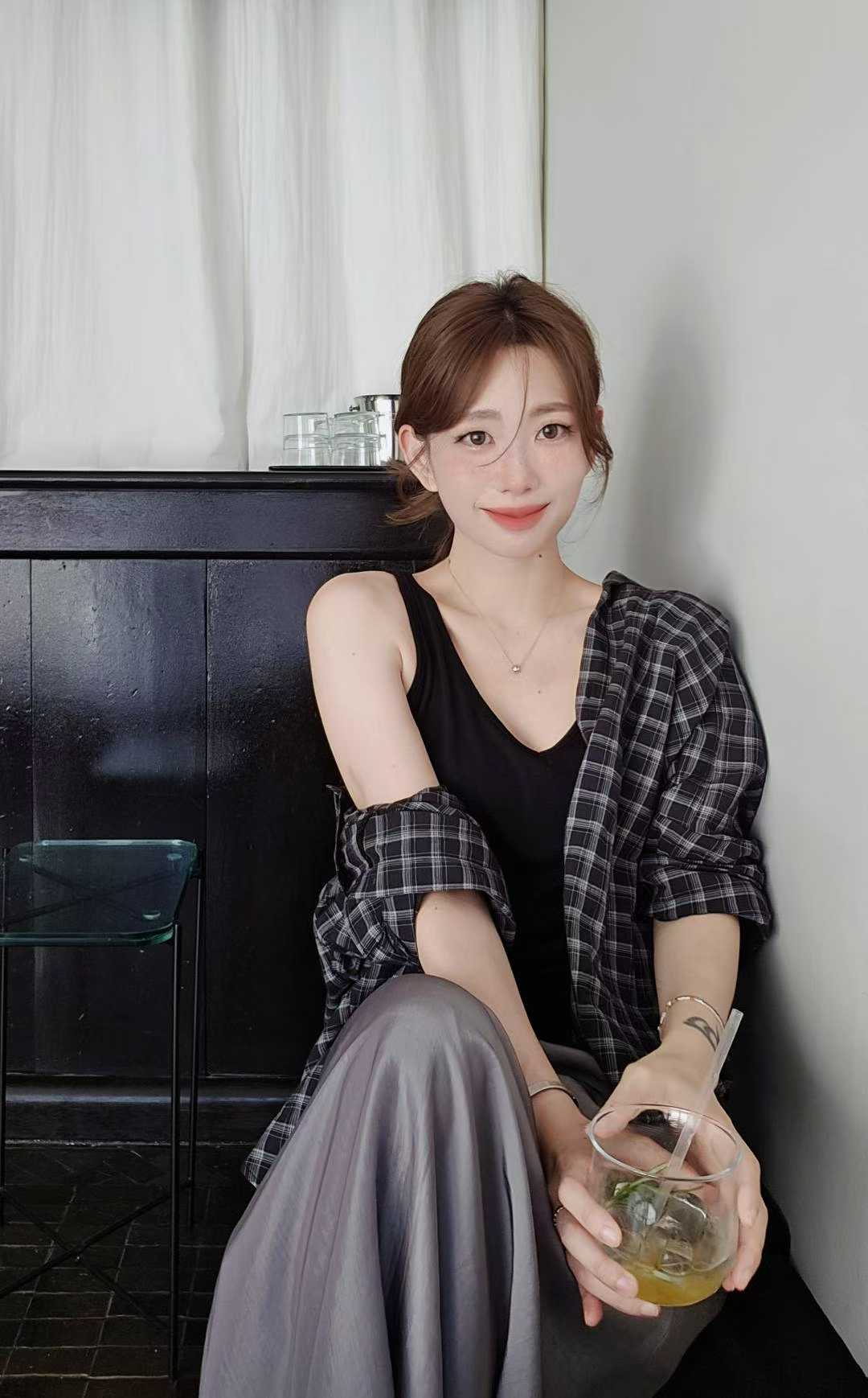 經典百搭格紋休閒襯衫