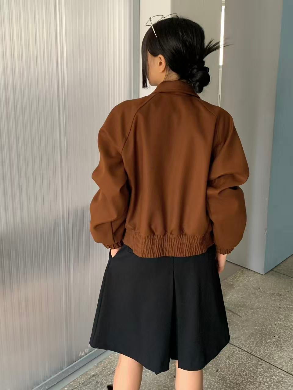 美拉德機車外套