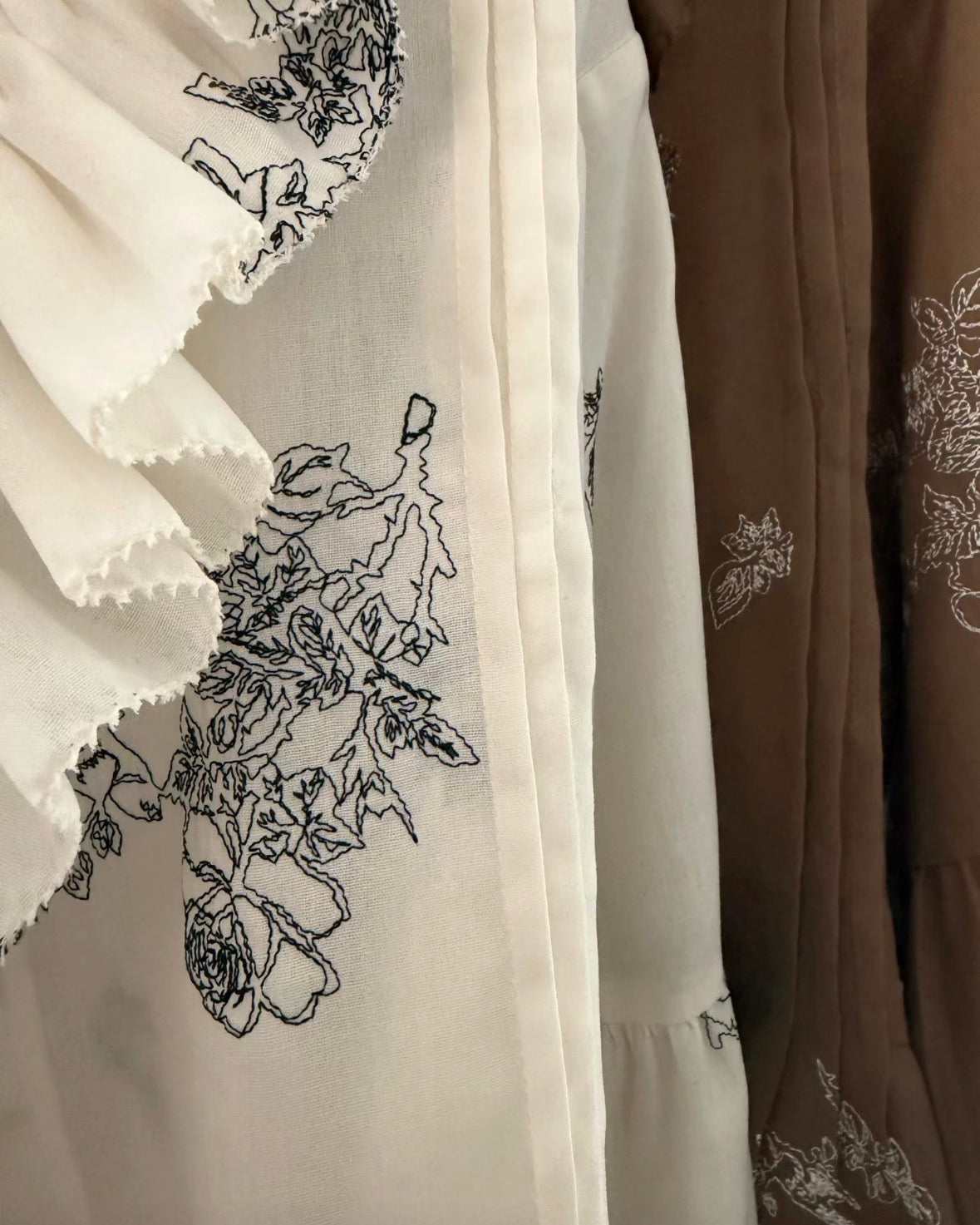 重工刺繡花邊開衫上衣