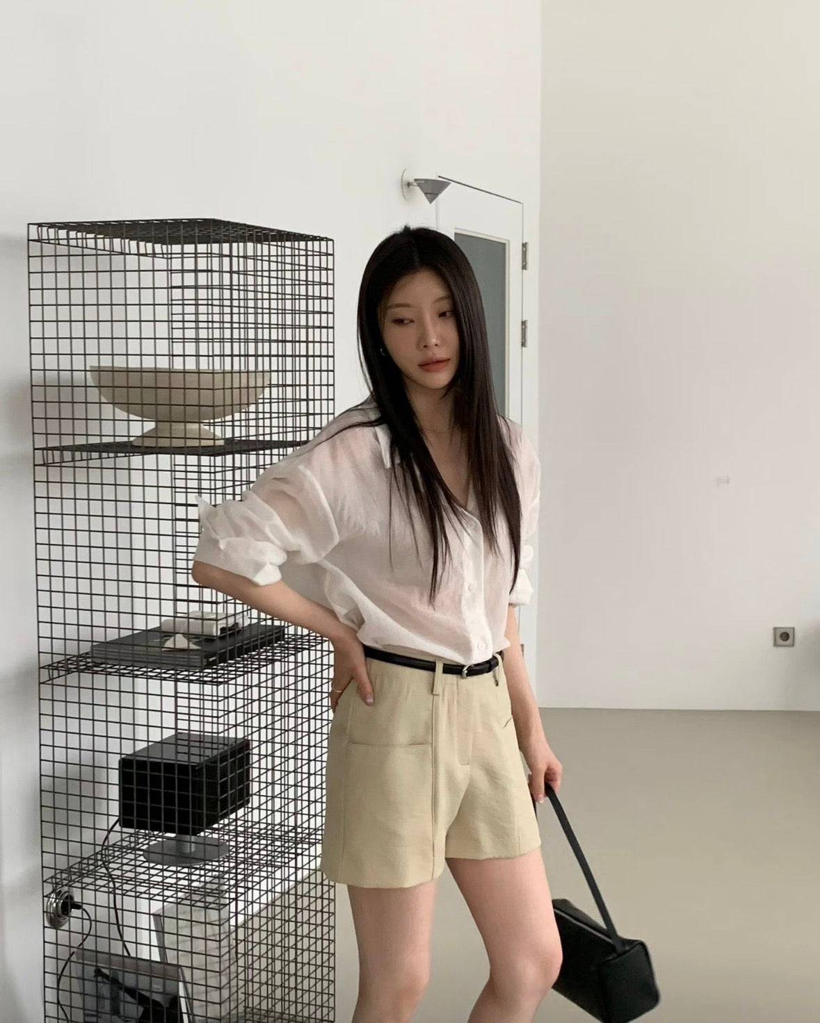 優雅剪裁短褲